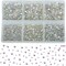 7200 Pieces Glass Rhinestones Round Crystal Gems Flatback - Crystal